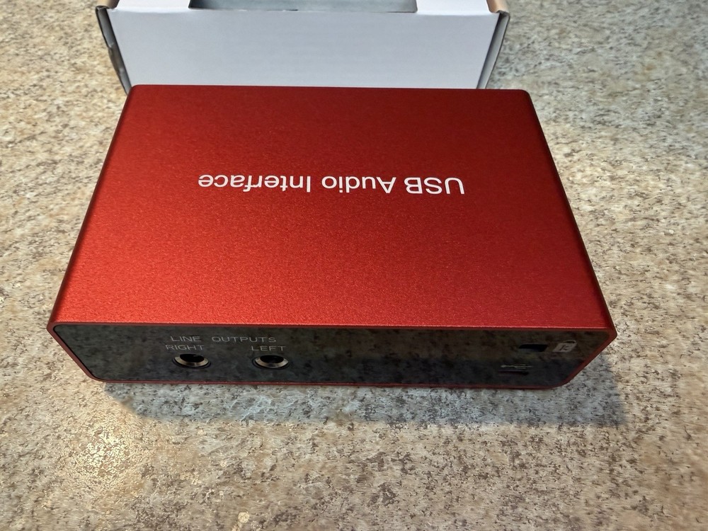 USB Audio Interface Solo (24Bit/192kHz)+48VPhantom Power BY025 AR001B