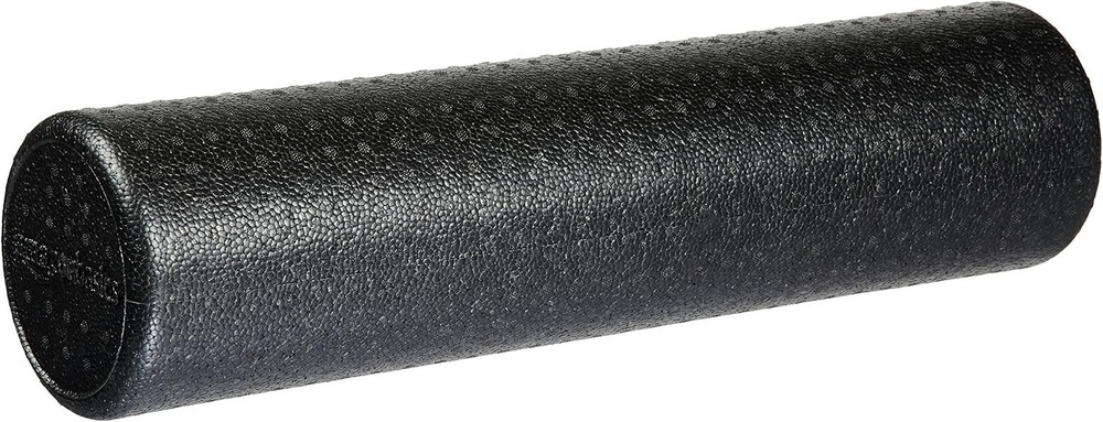 High Density Exercise Foam Roller 24in Black 1 Pack