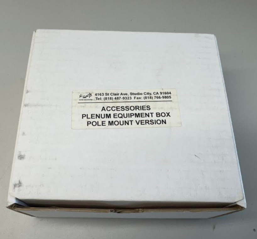 Nigel B PEBPMV Accessories Plenum Equipment Box Pole Mount Version