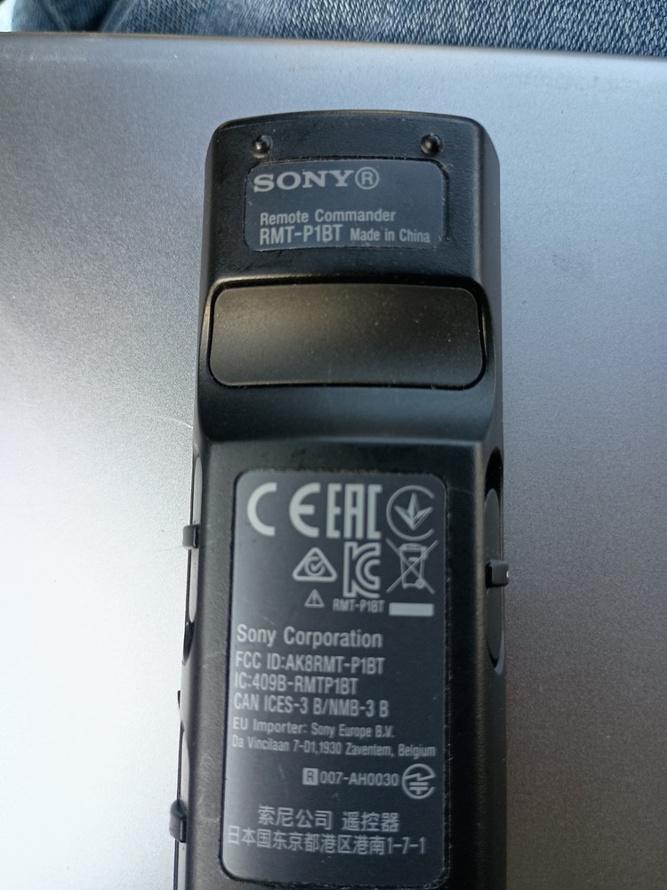 Sony RMT-P1BT Remote Controls - Black Fully Tested