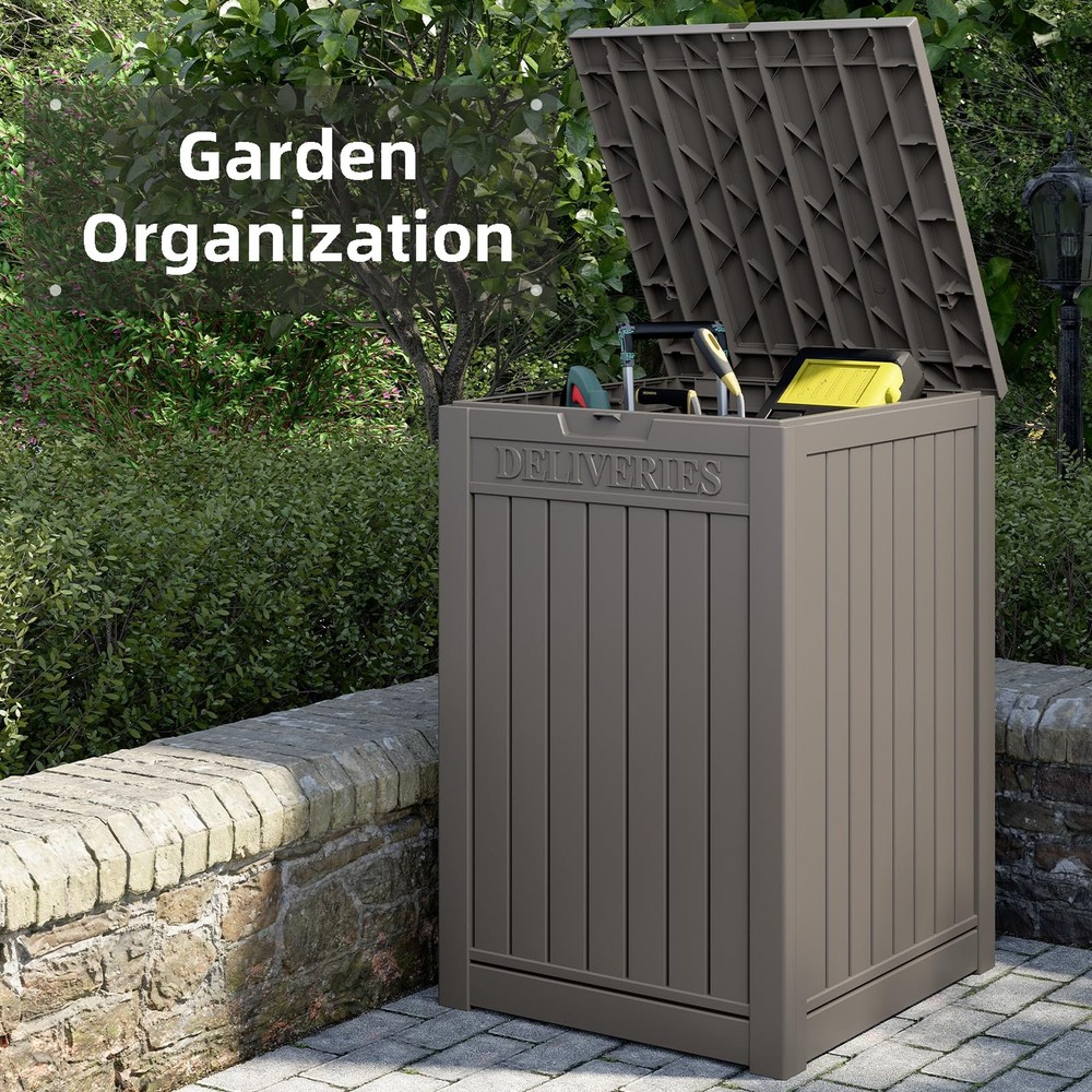 Package Delivery Box for Outside, 48 Gallon Storage with Lockable Secure, Lar...