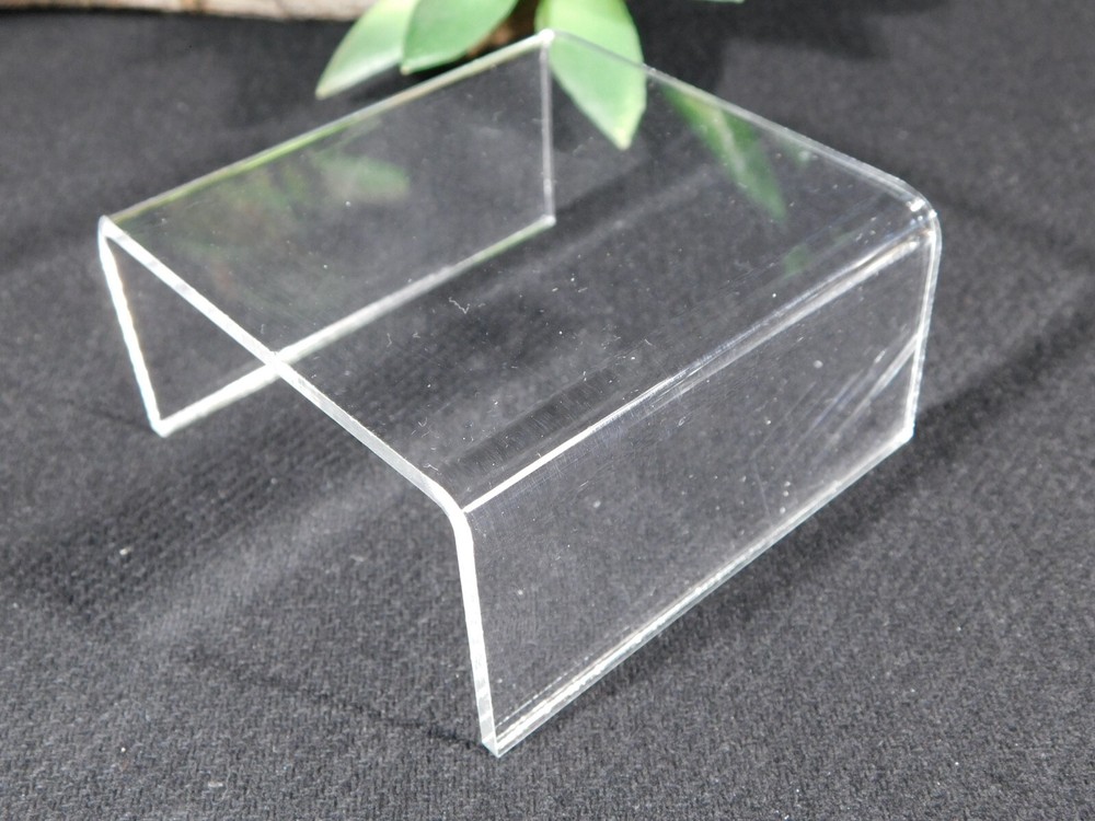 Display Stand Riser Type Short Small Size Clear Lucite