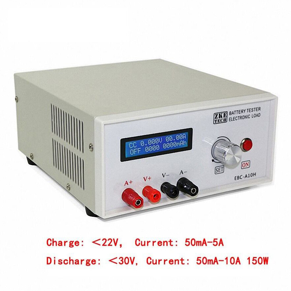 EBC-A10H Battery Capacity Tester Charge & Discharge Tester Lithium Lead-acid USA