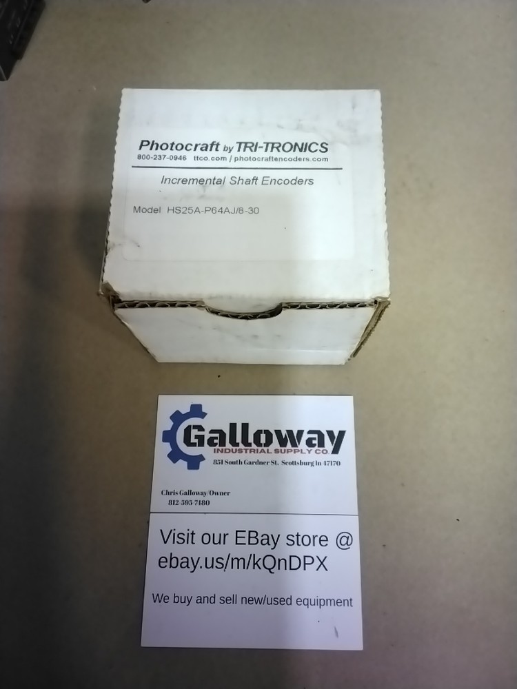 PHOTOCRAFT BY TRITRONICS PROGRAMMABLE ENCODER HS25B-P64AJ/8-30