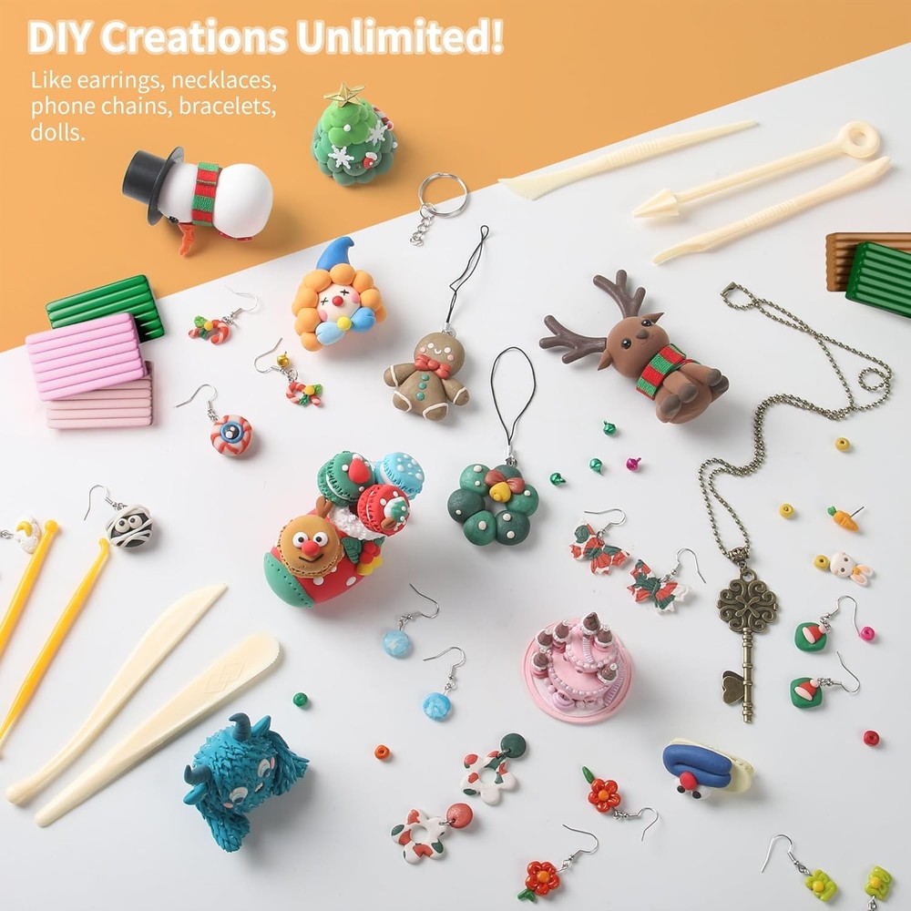 Polymer Clay 85-Color Set, Children's Modeling Clay