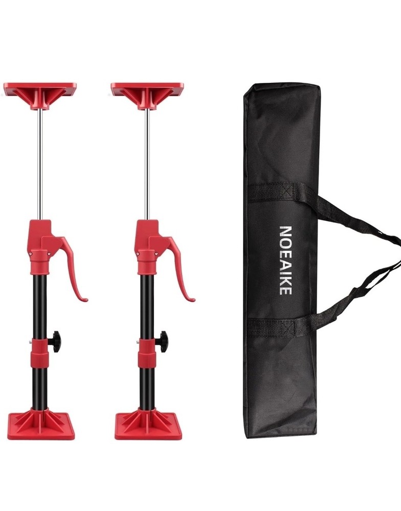 Cabinet Jack Support Pole,2-Pack 19-45 Inch /2Pack, Red