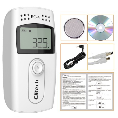Elitech RC4 USB Temperature Data logger Datalogger Temp Recorder Internal Sensor