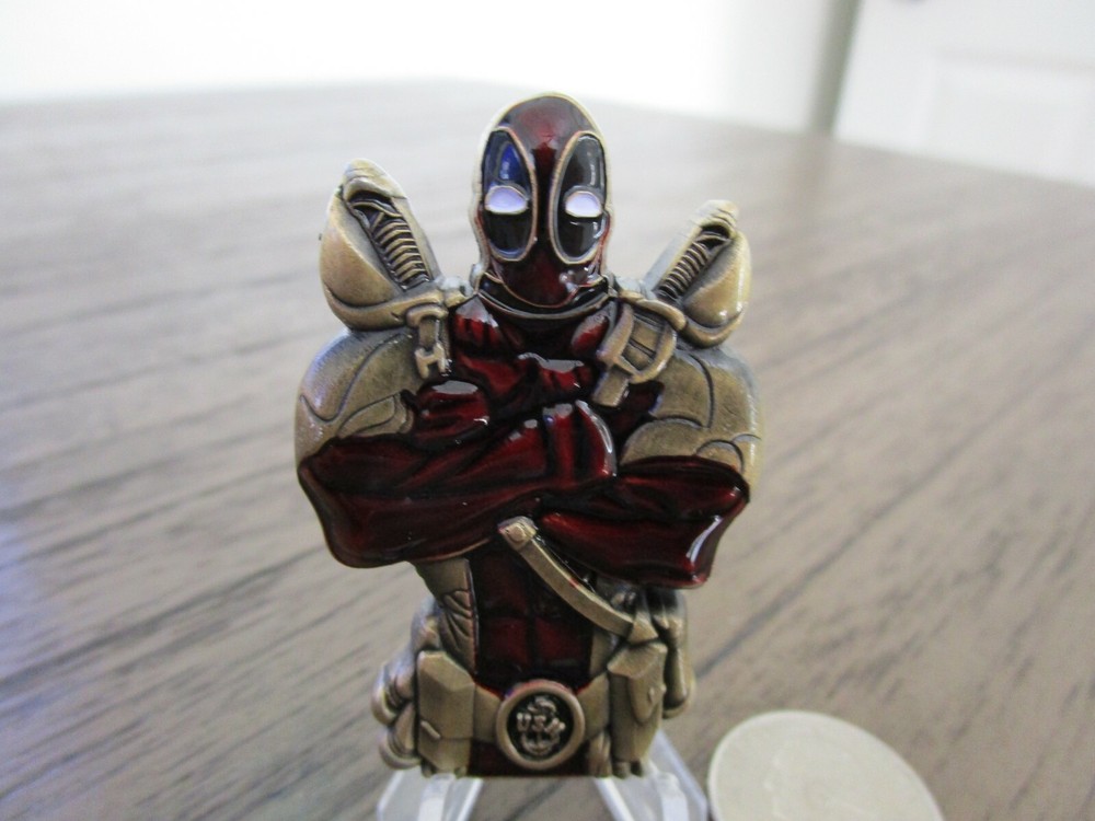 Superhero DEADPOOL Dead Pool Marvel USN Chief CPO Challenge Coin