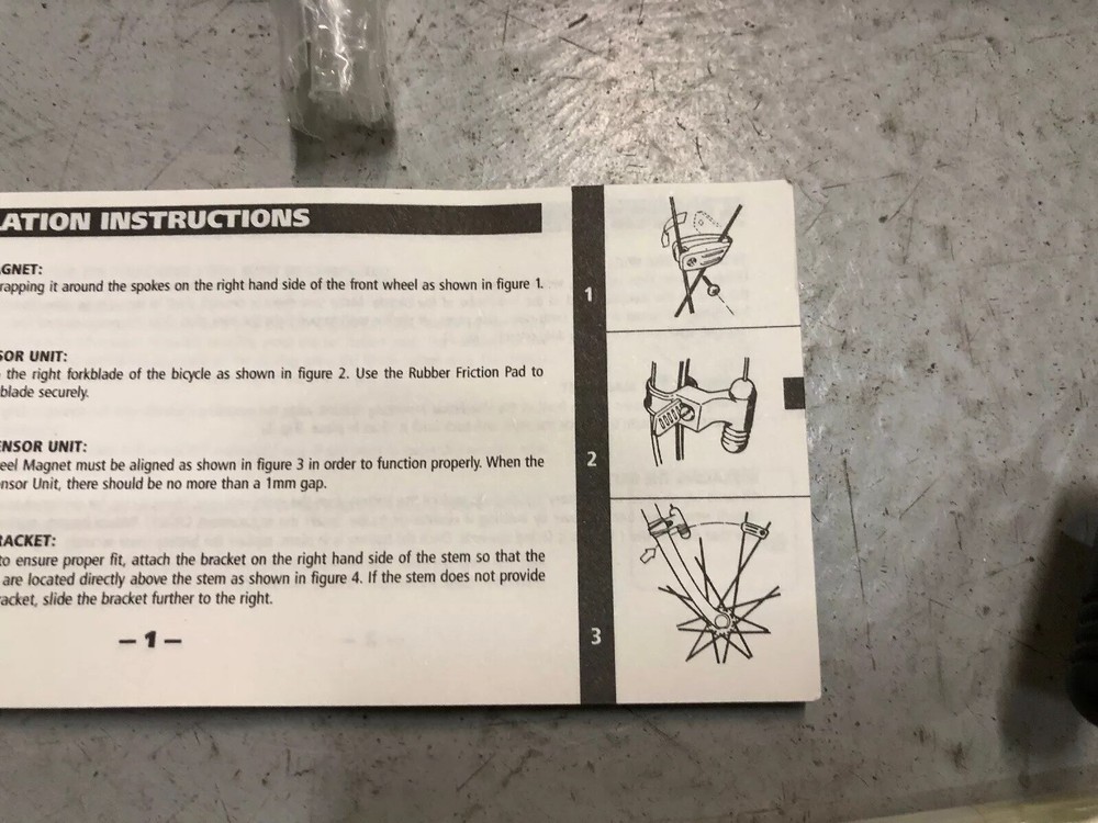 NOS Vintage ACT Cycle Computer