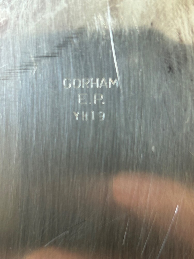 Vintage Gorham Heritage Covered Scalloped Oblong Serving Dish VH19