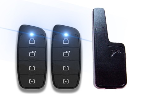4-Button 2-Way Remote Starter For 2019-2024 RAM 1500 - Plugin - Push-to-Start