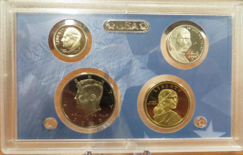 2009 S proof coin set 4 Coins