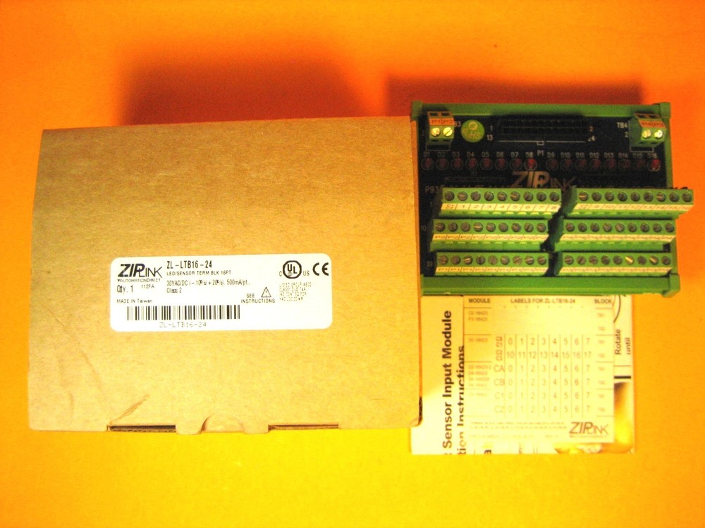 Ziplink  ZL-LTB16-24  LED/Sensor Terminal Block