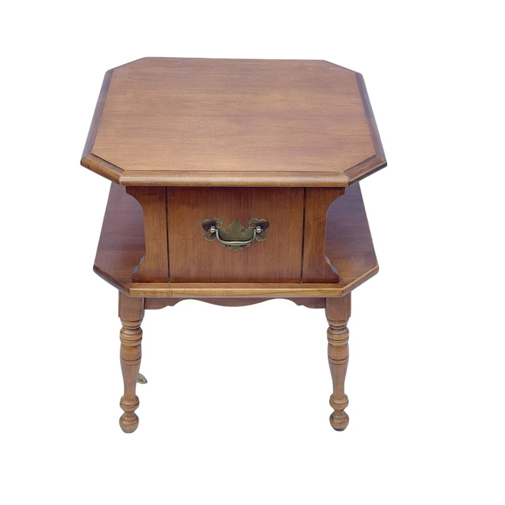 Heywood Wakefield Side Table Mid Century Side Table