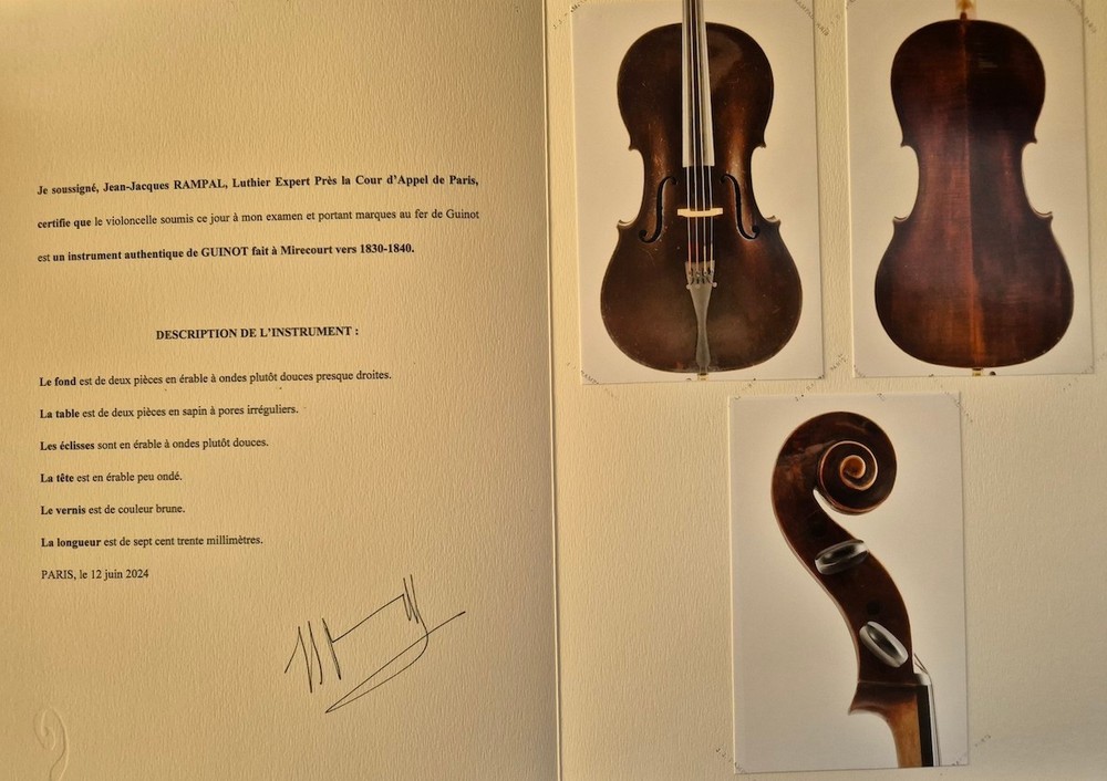 French cello Guinot 1830