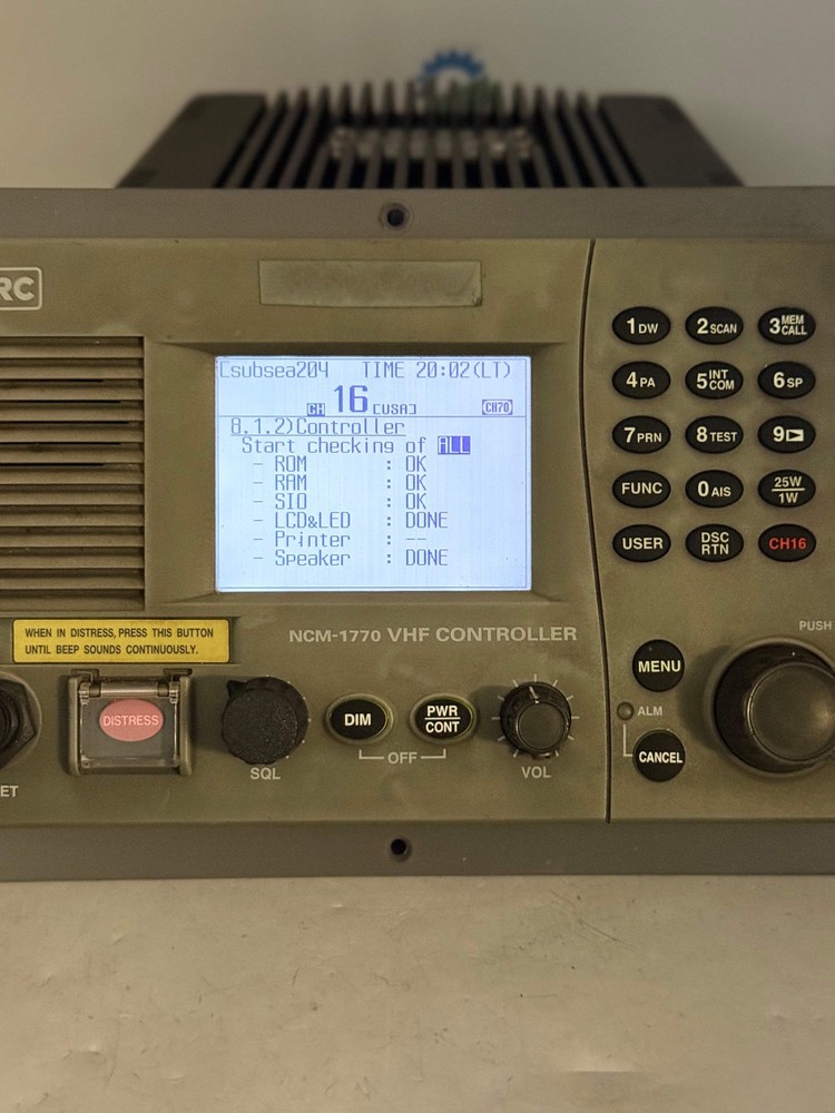 JRC NCM-1770 VHF Controller w/ Flush Mount Bracket (Used)