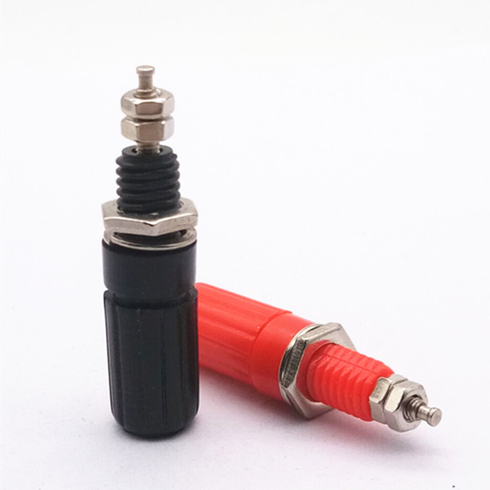 20PCS Binding Post M8 Thread Amplifier Connector Banana Plug Jack Socket US