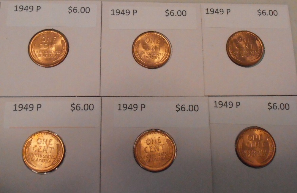 1949 P LINCOLN CENT - BU, Nice coin selected from a roll
