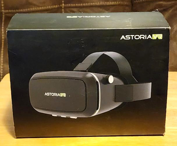 AstoriaVR Virtual Reality Smartphone Headset Black, NEW