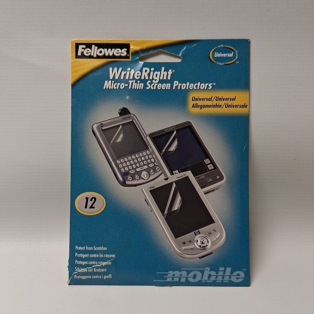 Fellowes Write Right Universal Screen Protectors - New Sealed