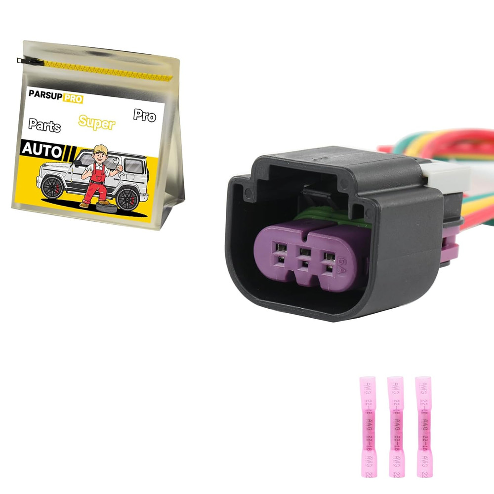 1Pcs 3-Way/Pin Plastic Flex Fuel Composition Ethanol Connector Sensor Socket Rep