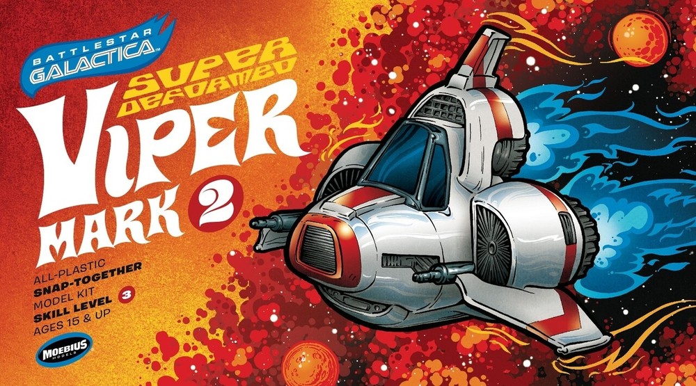 Battlestar Galactica Viper MKII Super Deformed Model Kit