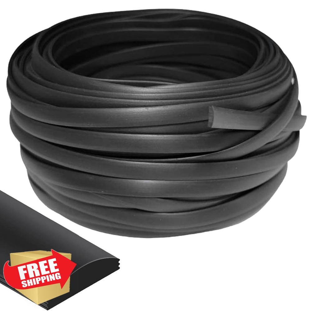 0.290" Black Flat Screen Spline, 100ft
