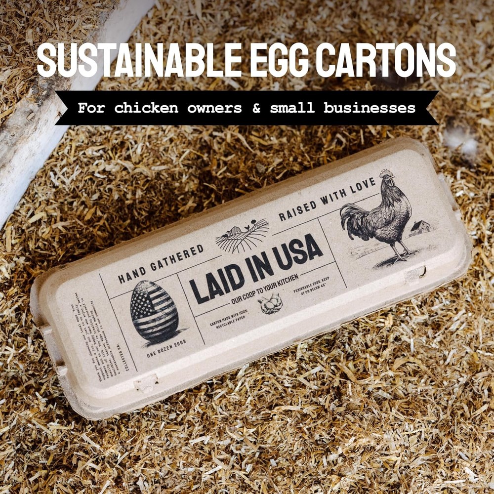Hatortempt Bulk Egg Cartons - 24-Pack, Reusable 12-Count Basket - 24-Pack