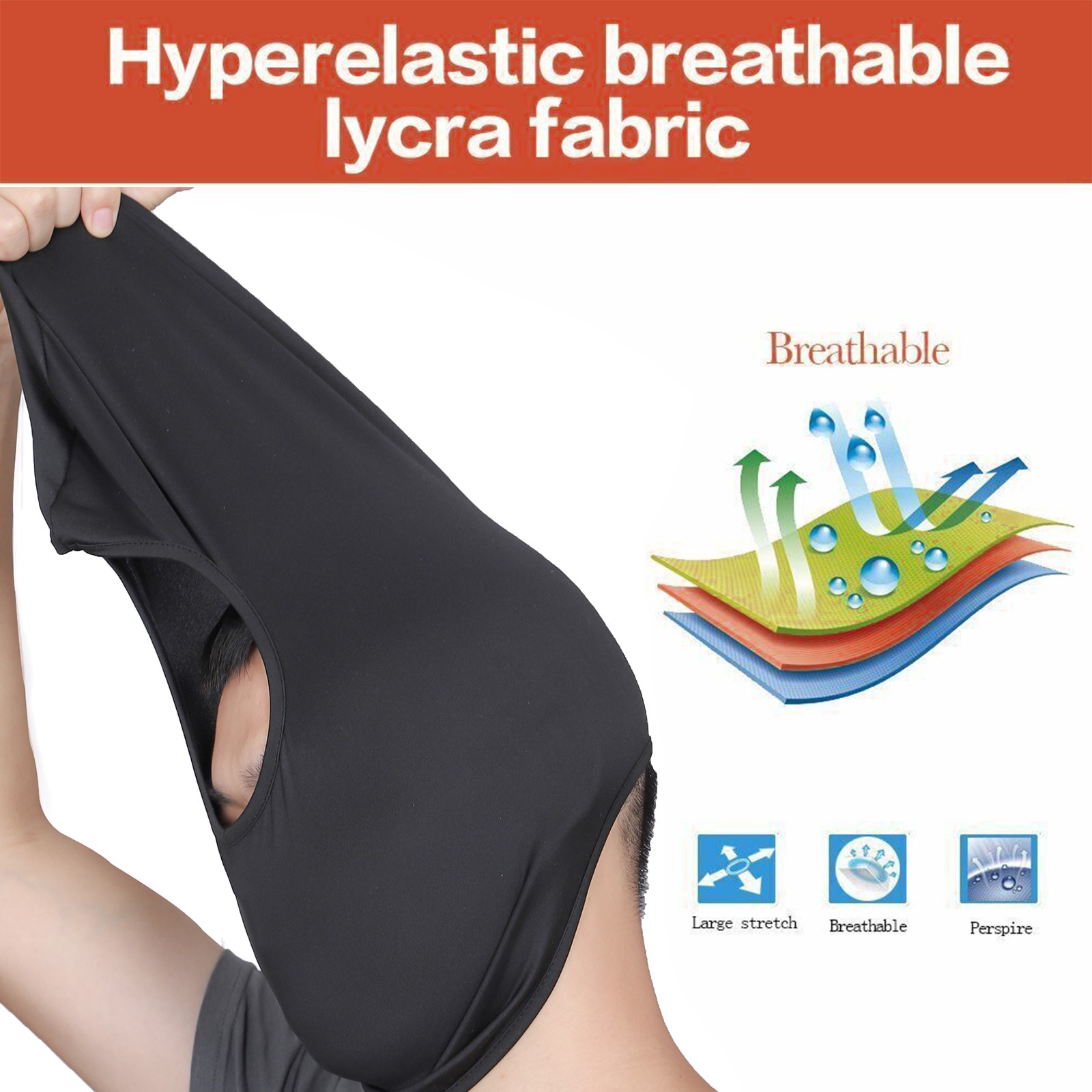 5-50PCS Tactical Balaclava Thin Full Face Mask Lightweight Motorcycle Warmer Ski