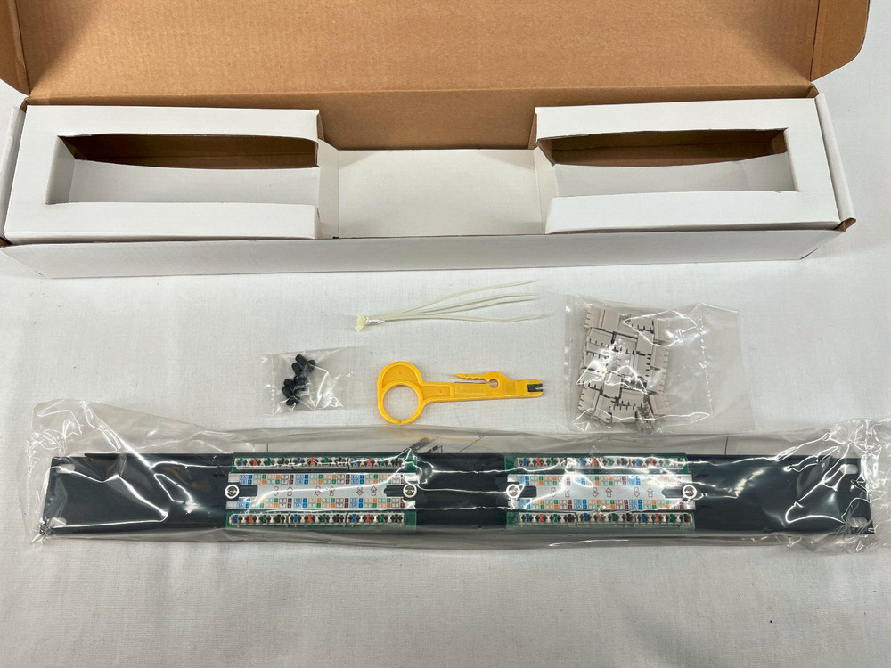 Patch Panel UTP 12 Port Ethernet CAT5e RJ45 110 Network