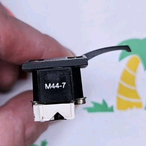 SHURE M44-7 Phono Cartridge & Technics Headshell