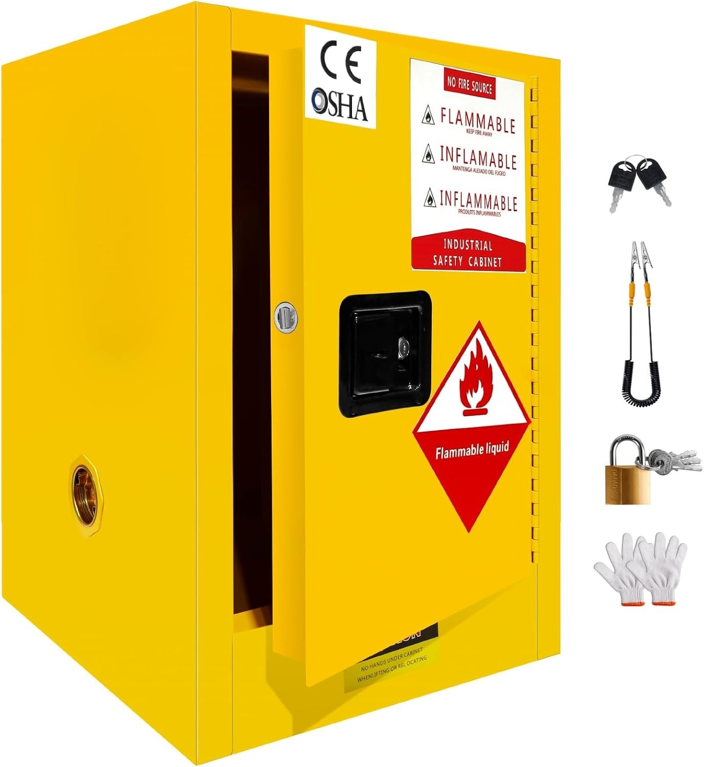 12/45/60/80 Gal Flammable Liquids Storage Cabinet Fireproof Cabinet for Factory