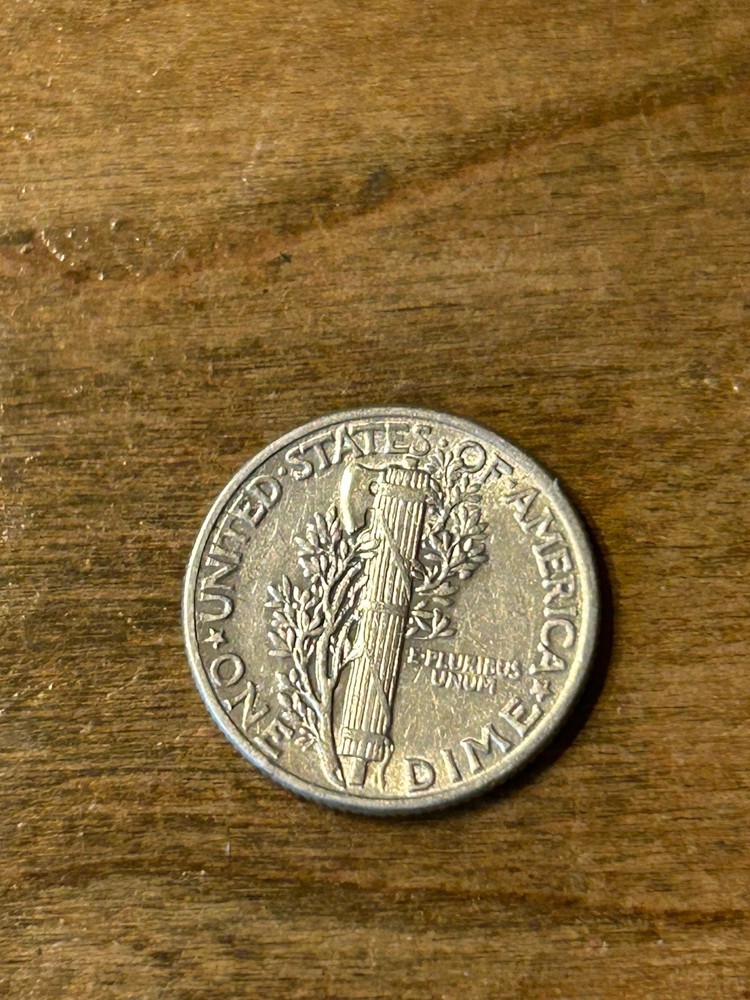 1941 Mercury Dime XF+
