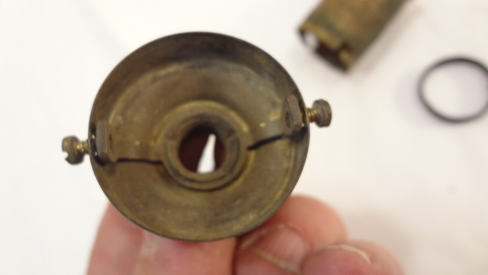 antique socket Westinghouse base unmarked Lang shell Edison Era IONA?