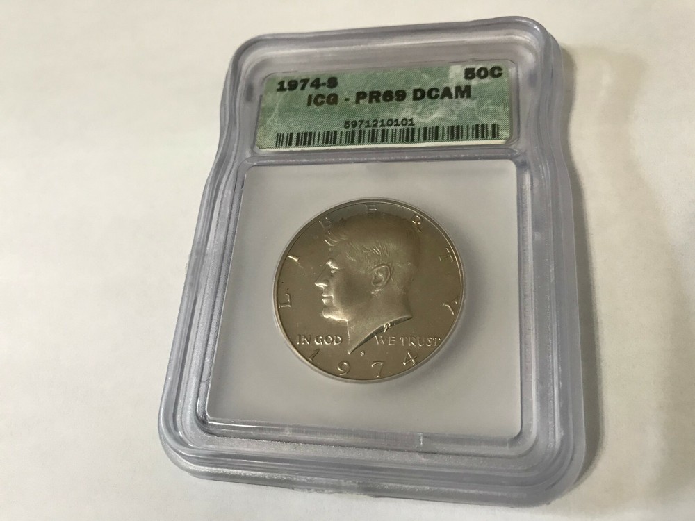 1974S ICG proof half dollar - Graded Proof 69 DCAM