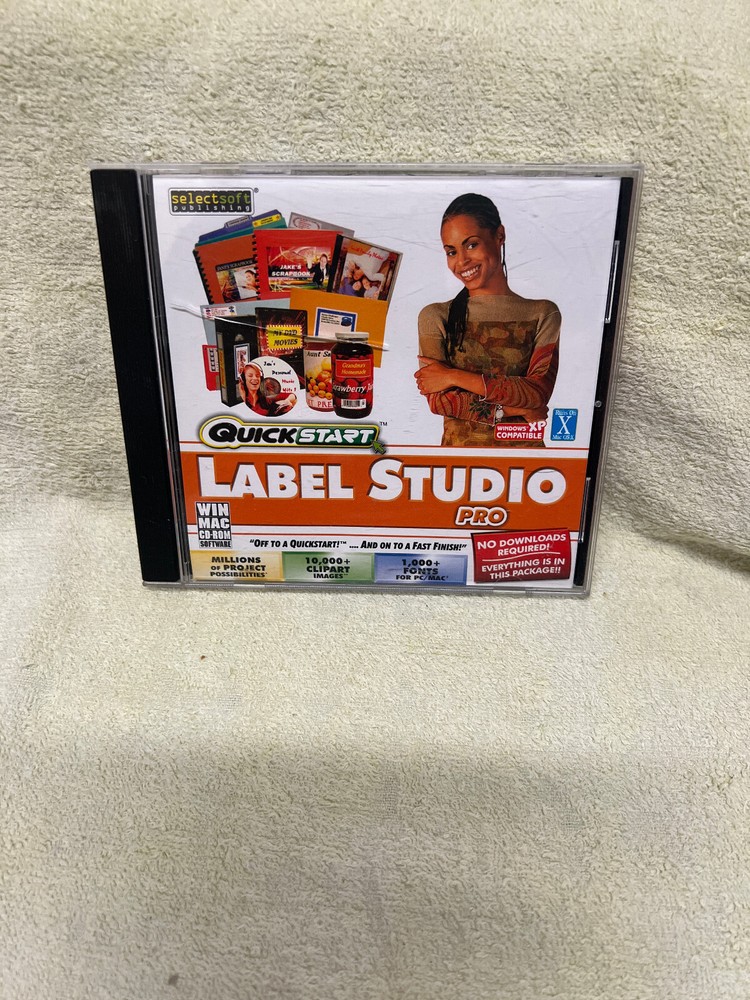QuickStart Label Studio Pro PC Windows XP / Me/2000/98 Mac