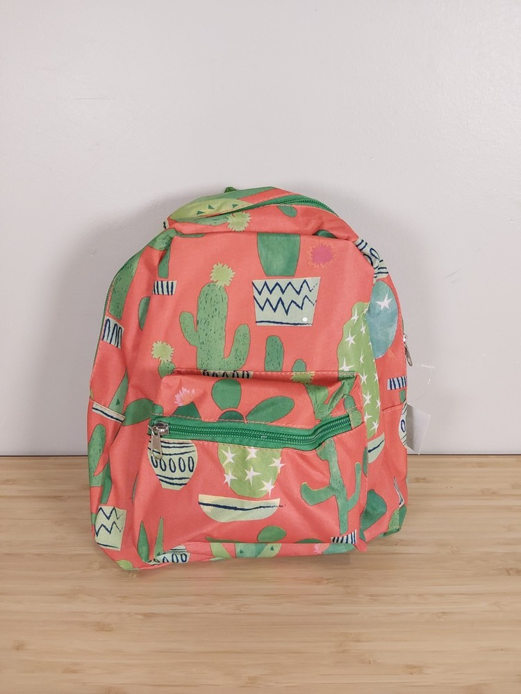 Cactus Small Backpack Kids Bag Summer Bag