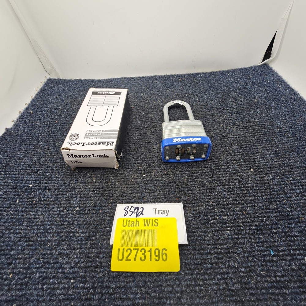 Master Lock 179LH Combination Padlock With Resettable Combination