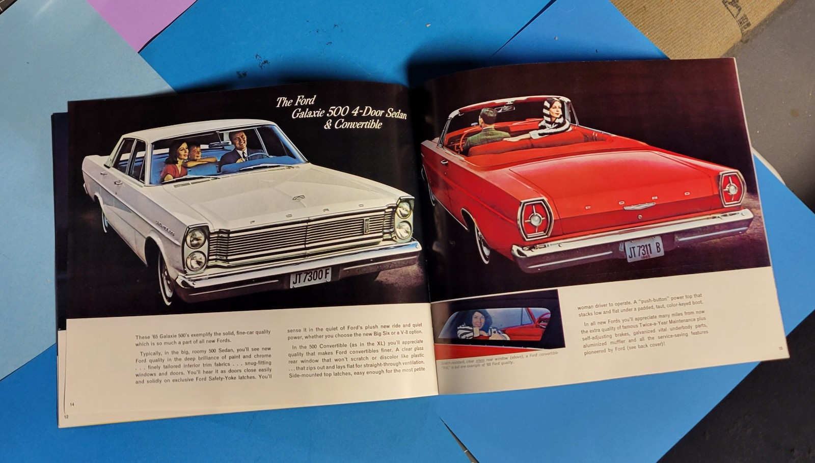 1965 Ford Sales Dealer Brochure Advertising