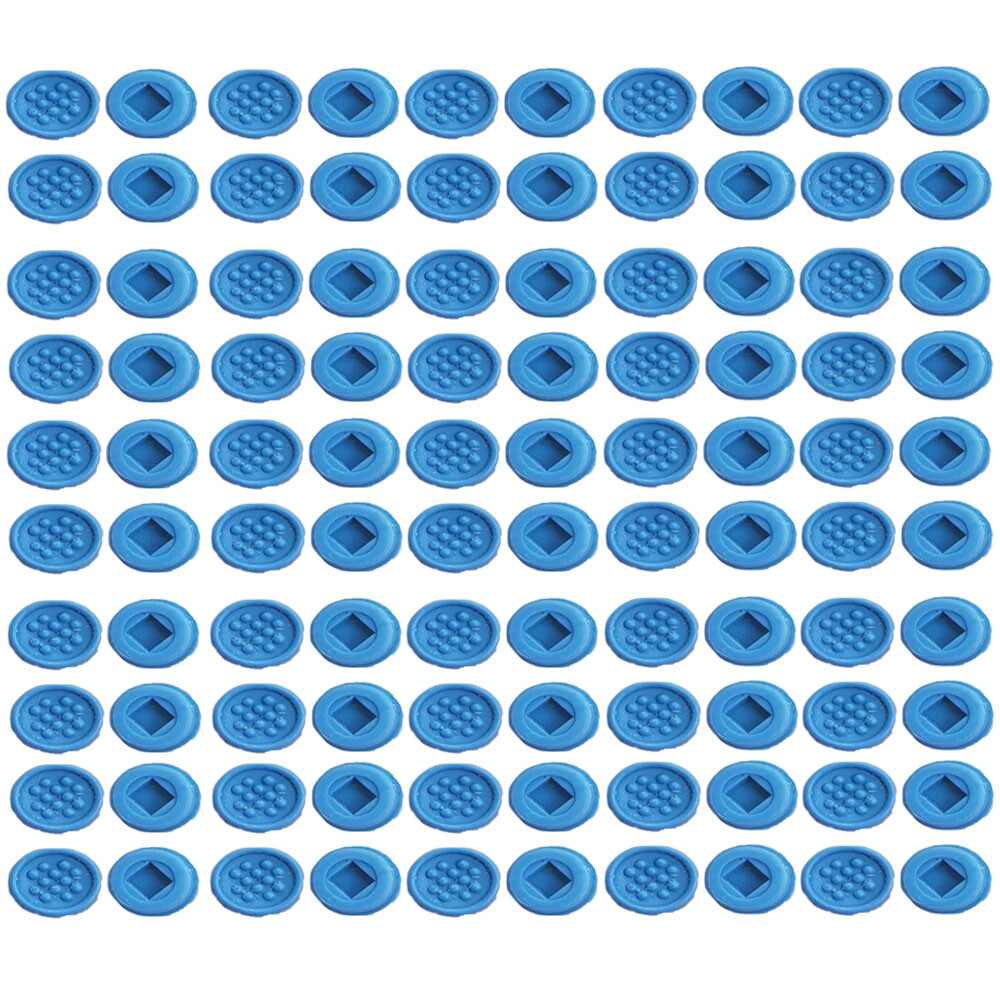 100Pcs 3mmx 3mm Track Point Cap Mouse Pointer Soft Rim For DELL E6400 E6410 NEW
