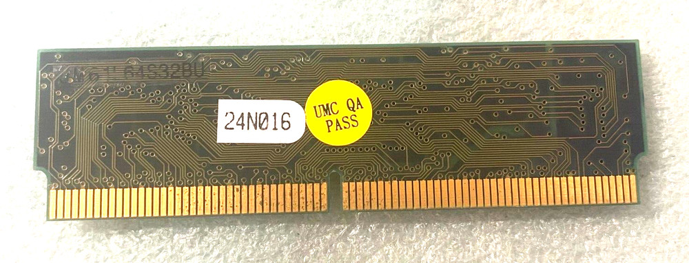 PULLS UMC UM61 3232F-7 VER 2.1 TWO CHIP 256K SYNC CACHE MODULE RM2-CMP55