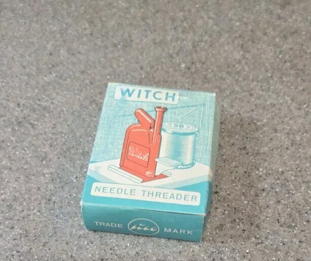 Vintage Witch Automatic Needle Threader w/ lnstructions Germany NOS 0104