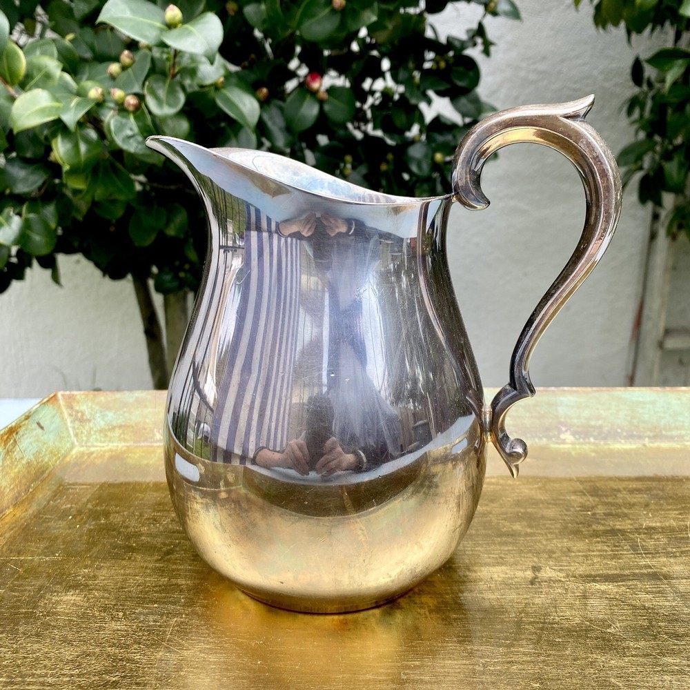 Vintage Silver Plate REED & BARTON Pitcher ~  1950's Approx 7”