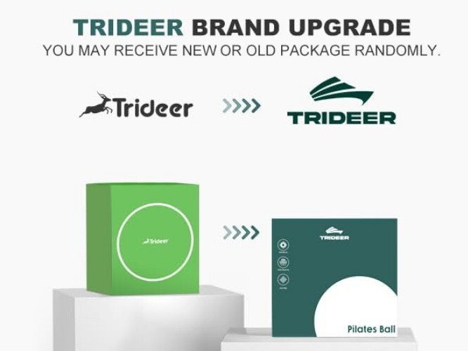 Trideer 9-Inch Pilates Ball - Core Strength & Flexibility Exercise Essential