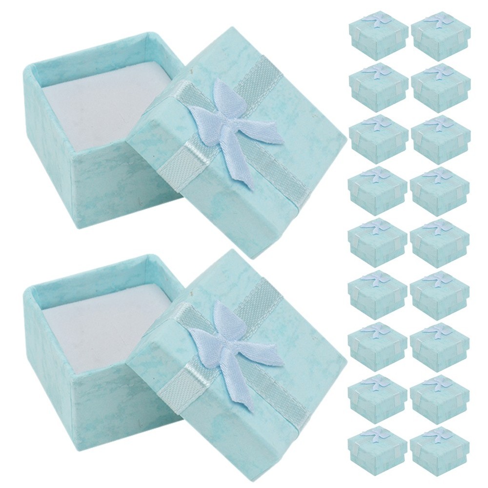20 Pcs Decorative Packaging Boxes Square for Cardboard