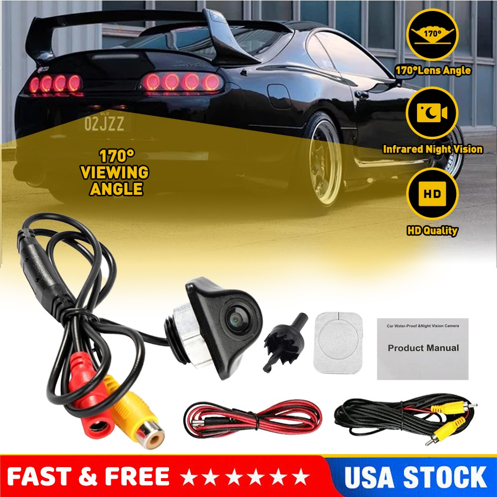 Car View Rear Auto Camera Parking Reverse Backup Camera Waterproof Universal