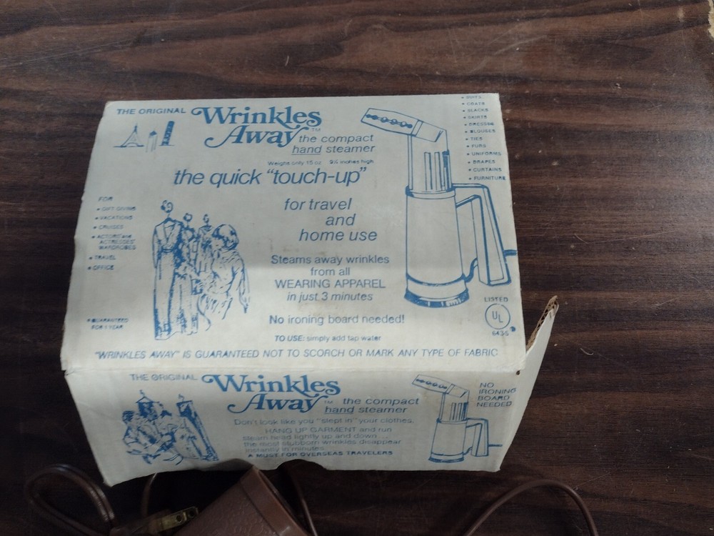 Vintage hand steamer