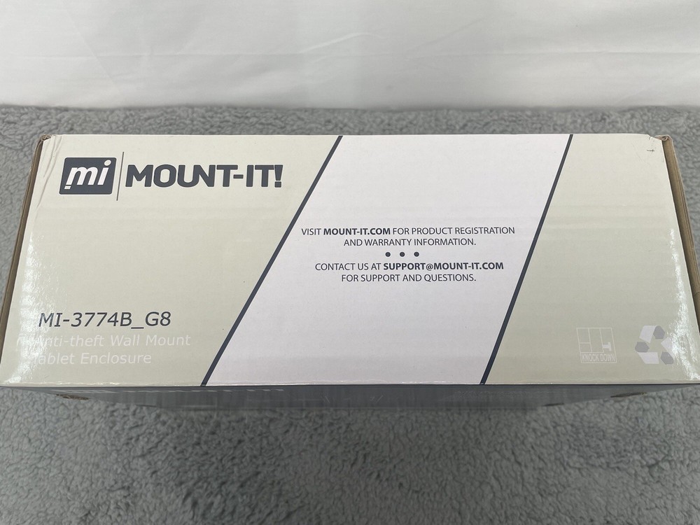 DEFECTIVE MountIt MI3774BGB AntiTheft Swing Arm Wall Mount Enclosure For G3D