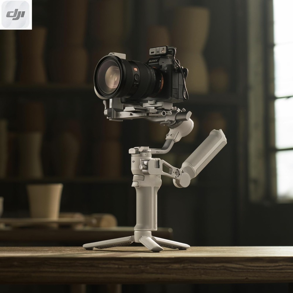 DJI RS4 Mini Combo, Gimbal Stabilizer for Camera, Intelligent Tracking