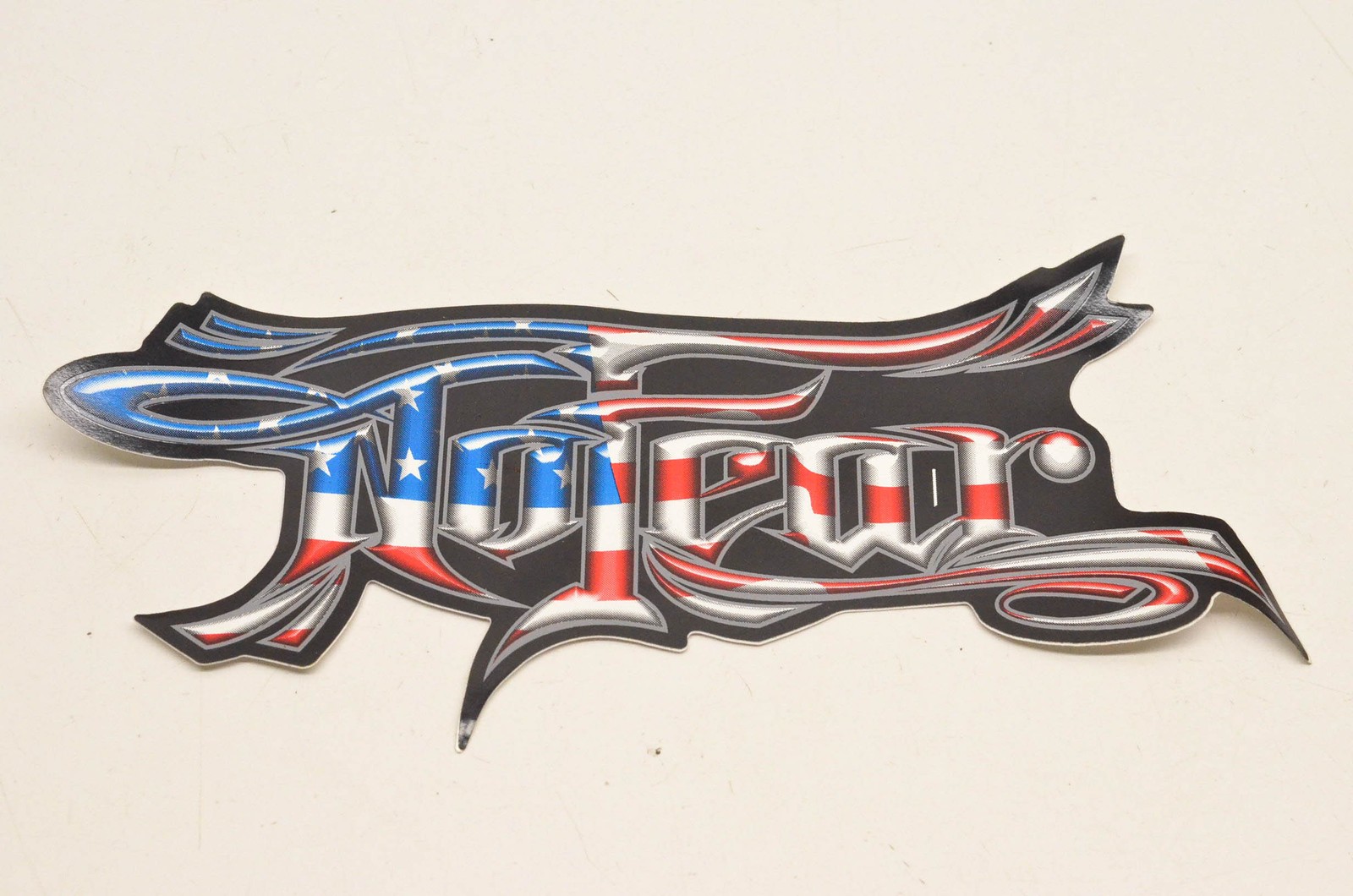 No Fear DA1250IN Stripes Decal 10"x4". NOS